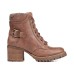 Carlos by  Women's Gibson Buckle Ankle Boots, Dark Brown, 6 M