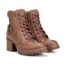 Carlos by  Women's Gibson Buckle Ankle Boots, Dark Brown, 6 M