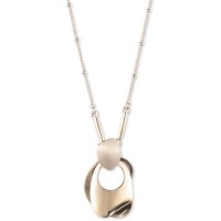 Carolee Gold-Tone Sculptural Pendant Necklace (18 +2)