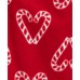 Carter’s Baby Girls Candy Cane Fleece Coverall (Red, Newborn)