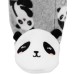 Carter’s Baby Girls Footed Fleece Panda Coverall (Pastel Gray, 9M)