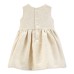 Carter’s Baby Girls Metallic Bow Dress (White, Newborn)