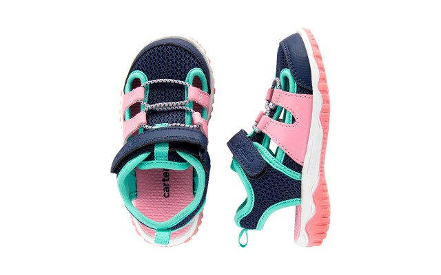 Carter’s Little Girls Sandals Shoes, Navy, 8