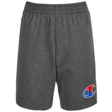 Champion Little Boys Two-Tone Logo Jersey Shorts (Gray, 7)