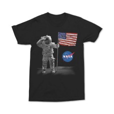 Changes Nasa Men’s Moon Landing Graphic T-Shirt (Black, 2XL)