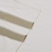 Charisma Percale Cotton 400 Thread Count Sheet Set (Almond Milk, Queen)