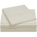 Charisma Percale Cotton 400 Thread Count Sheet Set (Almond Milk, Queen)