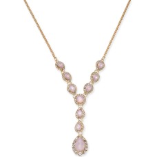 Charter Club Crystal & Stone Lariat Necklaces, 17″ + 2″ Extender