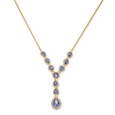Charter Club Crystal & Stone Lariat Necklaces, 17″ + 2″ Extender