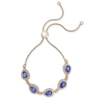 Charter Club Crystal & Stone Slider Bracelets, Purple