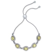 Charter Club Crystal & Stone Slider Bracelets, Yellow