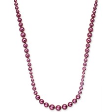 Charter Club Gold-Tone Imitation Pearl Graduated Strand Necklace, 42″ + 2″ extender