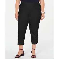 Charter Club Plus Size Pull-On Capri Pants Black Size 20W