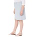  Plus Size Railroad-Striped Denim Skirt 18W – Aqua