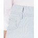  Plus Size Railroad-Striped Denim Skirt 18W – Aqua