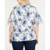  Plus Size Ruffle-Sleeve Floral-Print Top Multi Color Size 1X