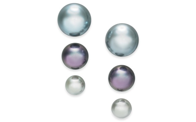  Silver-Tone 3-Pc. Set Imitation Pearl Stud Earrings