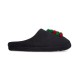 Tree Pom-Poms Clog Slippers with Memory Foam (Black, X-Large)