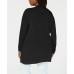  Womens Black Long Sleeve Open Cardigan Sweater, Black, 2X