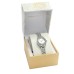  Women’s Crystal Silver-Tone Bracelet Watch (27mm)