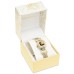  Women’s Flip Cover Two-Tone Bracelet Watch (Gold/Silver)