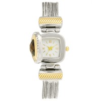 Charter Club Women’s Flip Cover Two-Tone Bracelet Watch (Gold/Silver)