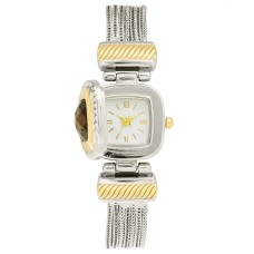Charter Club Women’s Flip Cover Two-Tone Bracelet Watch (Gold/Silver)