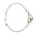  Women’s Flip Cover Two-Tone Bracelet Watch (Gold/Silver)