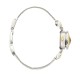  Women’s Flip Cover Two-Tone Bracelet Watch (Gold/Silver)