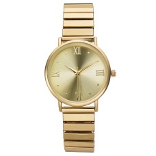 Charter Club Women’s Gold-Tone Expansion Bracelet Watch 34mm