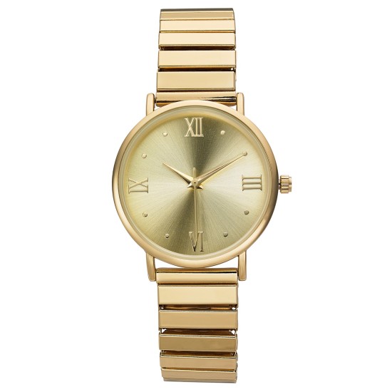 Women’s Gold-Tone Expansion Bracelet Watch 34mm