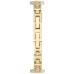  Women’s Gold-Tone Pave Rose Heart-Link Bracelet Watch 20mm,
