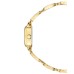  Women’s Gold-Tone Pave Rose Heart-Link Bracelet Watch 20mm,