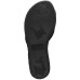  Women’s Open Toe Scuff Slippers, Black, X-Large