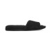  Women’s Open Toe Scuff Slippers, Black, X-Large