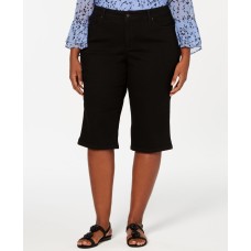 Charter Club Womens Plus Denim Mid Rise Capri Jeans