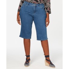 Charter Club Womens Plus Denim Mid Rise Capri Jeans