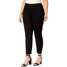Charter Club Women’s  Plus Size Bristol Tummy-Control Ankle Jeans Black 20W