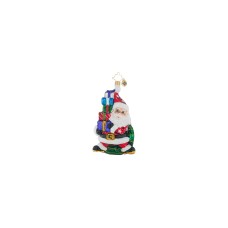 Christopher Radko Santa Balancing Act Ornament