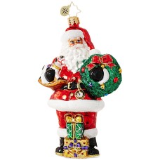 Christopher Radko Traditional Santa Ornament