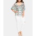  Trendy Plus Size Casablanca Printed Top
