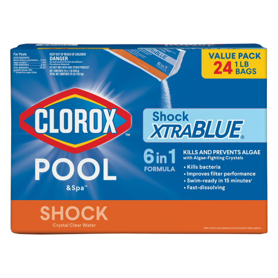  Pool&Spa XtraBlue Shock, 1lb Bag Case 24-pack