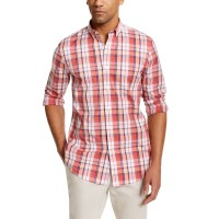 Club Room Men Plaid Shirts, Red, Medium