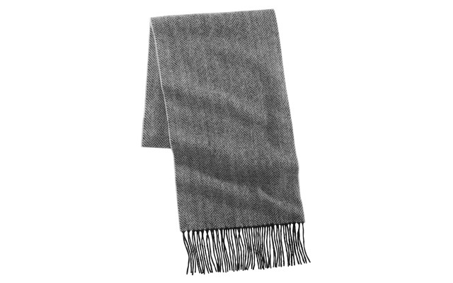  Men Printed Cashmere Scarfs, Gray