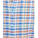  Men's Avon Plaid Short Sleeve Shirt, Navy, Medium
