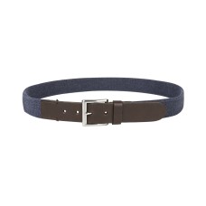 Club Room Men’s Casual Stretch Belt (Dark Blue, XL)