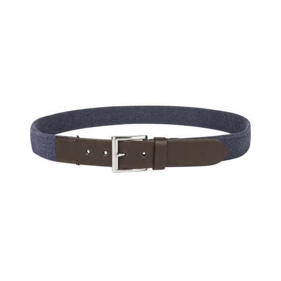  Men’s Casual Stretch Belt (Dark Blue, XL)