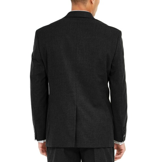  Men's Classic-Fit Stretch Suits, Black, 39 R/M37.5