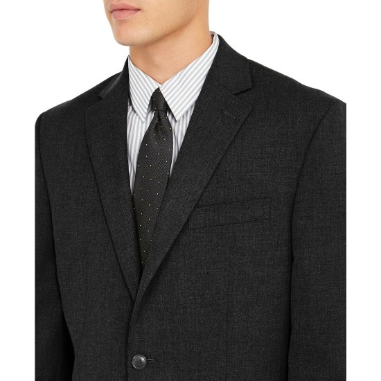  Men's Classic-Fit Stretch Suits, Black, 40 R/M37.5