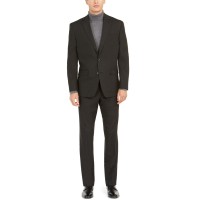 Club Room Men's Classic-Fit Stretch Suits, Black, 40S